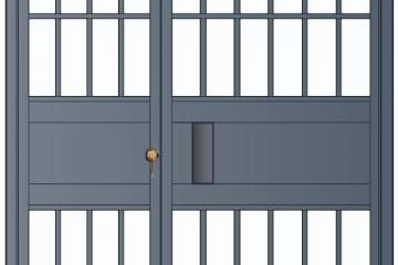 （雙扇電控平開(kāi)門、柵欄門）